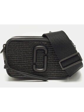 Marc Jacobs / The Straw Snapshot camera bag / Black